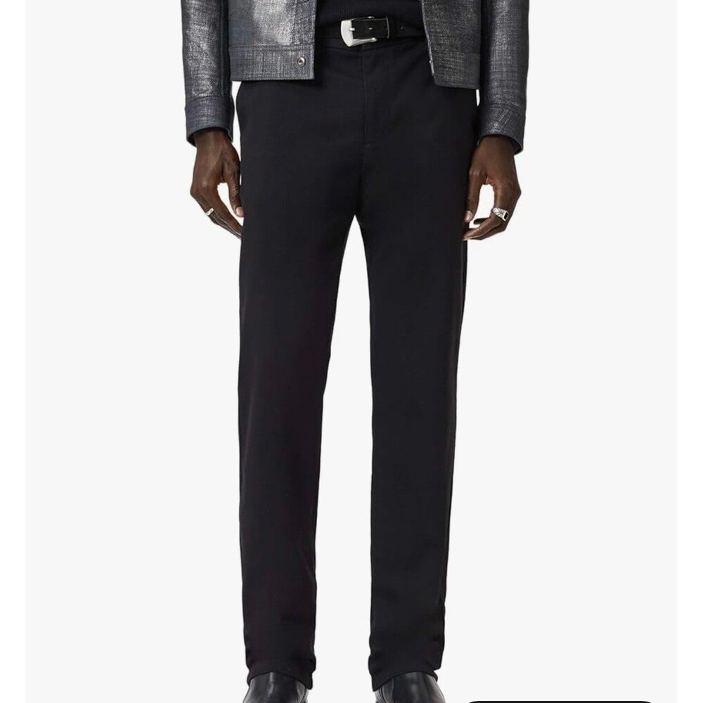 John Varvatos Flint Flare Leg Pants Black Size 33X32 New With Tag